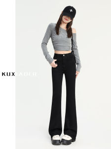 High Waist Flared Jeans Womens Slim Fit Straight Leg Cotton Stretch Denim Bootcut Pants Casual Fashion Autumn New Arrival