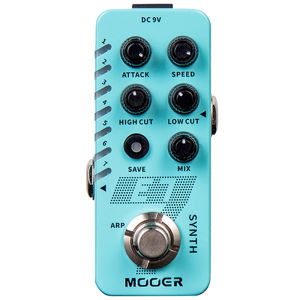 Mooer | MOOER E7 Synth Guitar Effect Pedal Polyphonic 7 Synthesizer Tones Individual Arpeggiator for Each Tone Guitar Accessories Parts