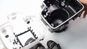 Seafrogs Professional Diving Waterproof 40m/130Ft Outdoor Diving Scuba Camera Houisng Protective Case For Nikon D7000(18-55mm)