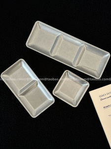 Rustic Korean Style Stainless Steel 304 Sauce Dish Commercial Restaurant Use Barbecue Sauce Dip Plate Square Shape Pure Color