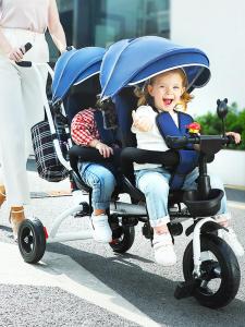 BAQILING | Twin Design Childrens Trike with Steering