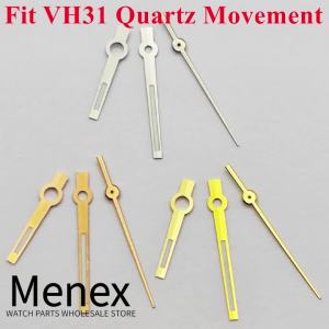 Menex Green Luminous Watch Hands Silver High Quality Fit VH31 Quartz Movement 8mmX12mmX12.5mm Watch DIY Mod Accessories