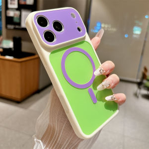 Full Coverage Shockproof Magnetic Phone Case Multicolor Ins Style