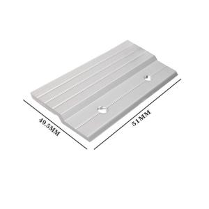 Z-Shaped Aluminum Alloy Pendant for Wall Plaque Artwork Display Press Board Advertising Sign Aluminum Buckle No Brand