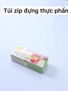Set 3 Hộp Túi Zip Đựng Thực Phẩm Đủ 3 Size S M L Tái Sử Dụng Nhiều Lần Phong Cách Nhật Bản