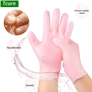 Sarung Tangan Silikon Reusable SPA Gel Gloves Moisturizing Perawatan Tangan Anti-Drying