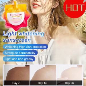 UV Protection Light Isolation Sunscreen Moisturizing Facial Hydration Whitening High-Power After-Sun Repair Lotion SPF50+轻薄隔离防晒霜