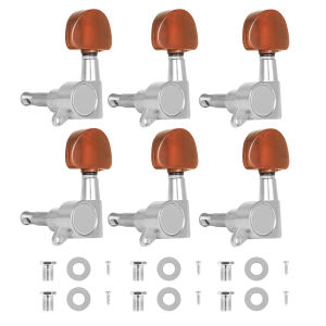 IRIN | IRIN Folk Guitar String Knob Y-71 Fully Enclosed Silver Agate Head Knob Metal Guitar Tuner Folk Guitar Accessories