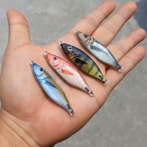 Metal Jig Bionik Realistik Full GID Model Little Jack