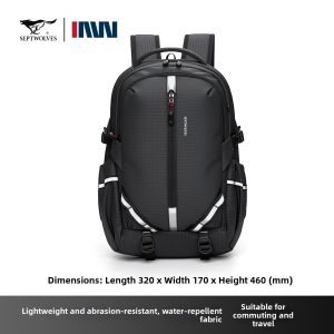 SEPTWOLVES | New Large Capacity Business Travel Lightweight Computer Backpack