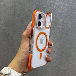 Deli Acrylic Phone Case with Lens Film Full Cover Transparent Shockproof for iPhone 16Pro Max 15Pro 14 13 Models Couple Style