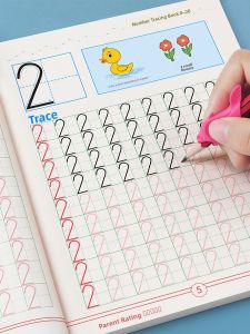 STARRY ARK | Childrens Number Tracing Book for Writing Practice 1-10