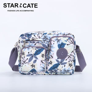 ผู้หญิงแฟชั่น S223 ช่องเยอะใส่ของ กระเป๋าสะพายไหล่/สะพายข้าง พร้อมส่ง STARCATE 100% น้ำ