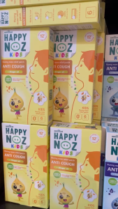 (BUNDLE OF 3) Happy Noz x Hello Kitty Special Edition Sanrio Organic Onion Sticker Pink Box / for Viral Infections