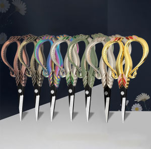 1PCRetro Sewing Vintage Scissors Embroidery Cross-stitch Scissor Fabric Needlework Sewing Tools DIY Crafting Tool Sewing Tools