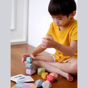 Learning Time Calming Blocks - Balok Kayu Yg Menenangkan Teach Children To Calm Feeling Emotion Learning Edukasi Emosi Seri Emomo