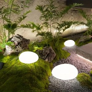 Chạy Bằng Năng Lượng Mặt Trời 4 Đèn LED Sỏi Trang Trí Cảnh Quan Chiếu Sáng Sân Vườn Cho Bãi Cỏ Con Đường Hồ Bơi - Trang Trí Ngày Lễ Ngoài Trời