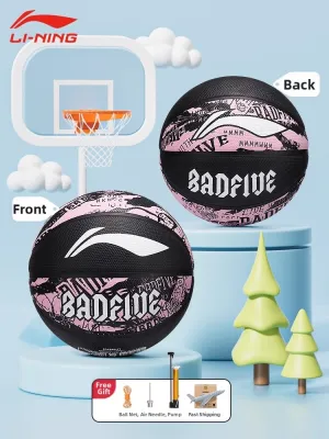 Li-Ning | Childrens and Middle School Students Basketball for Indoor and Outdoor Use