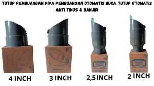 Penutup Saluran Lubang Pembuangn Air Anti Tikus Banjir  Back Flow Rucika Asli Original