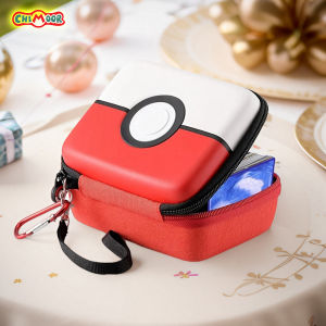 Hard Shell Storage Box & Carrying Case for PTCG Trading Cards Fits Magic MTG & PTCG Holds 400+ Cards Gift for Boy & Girl