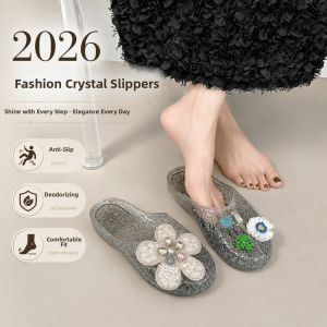 YUEYOUXIN | Non-slip Odor-resistant Jelly-style Slippers Soft and Elastic