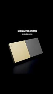 Ultra-Thin Switch Board Five Hole Dual Control Household Large Panel 1/2/3/4 Gang 2 Ways Gray Gold