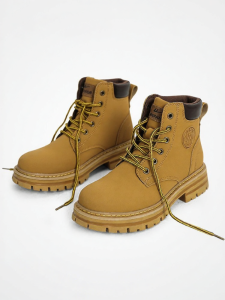 Warrior | Summer Outdoor British Style Yellow Thick Sole Womens Martin Boots