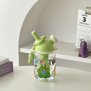 Cốc Nhựa Tritan Cấp Thực Phẩm Cốc Đựng Nước Có Ống Hút Cốc Đựng Nước Đeo Chéo Cốc Đựng Nước Chống Rơi Đồ Dùng Gia Đình