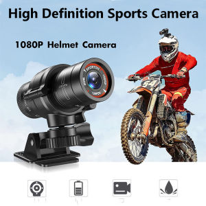 Helmet Camera 4K HD Waterproof Sports Bike Motorbike Helmet Camera High Resolution Ultra Wide Angle Lens 1080P 30fps