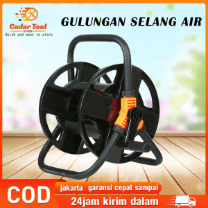 50m Gulungan Roll Selang air Portable Alat Penggulung Selang Air Taman Portable Garden Hose Reel Gulungan Selang Air Alat Gulung Taman Hose Reel
