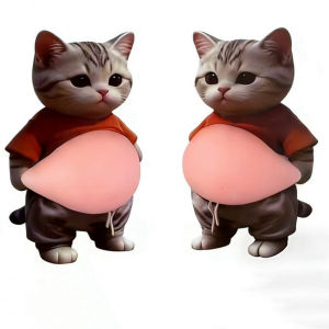 Adorable Cat & Dog Belly Door Handle Protector & Anti Collision Stickers