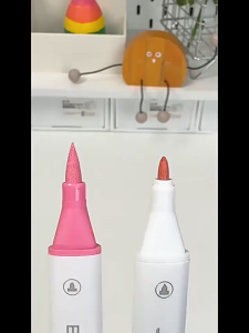 สองหัวปากกามาร์กเกอร์สี 24/36/48/60/80สี ปากกาอะคริลิค ปากกามาร์กเกอร์อะคริลิค Acrylicmarker มาร์กเกอร์ชุด หัวแปรงแบบคู่