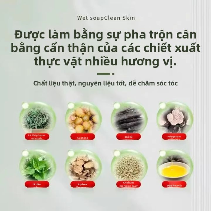 %C4%90%E1%BB%93%20L%C3%A0m%20%C4%90%E1%BA%B9p%20T%E1%BB%B1%20Nhi%C3%AAn%20Handmade%20Shampoo%20Soap%20Nourishing%20Hair%20Soap%20Pure%20Saponaria%20Aralia%20Root%20Soap%20for%20Black%20Hair%20-%20Image%204