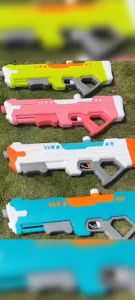 ปืนฉีดน้ำ ปืนฉีดน้ำของเล่น ปืนฉีดน้ำแรง ปืนฉีดน้ำเด็กสงกรานต์ ปืนฉีดน้ำไฟฟ้าดูดน้ำอัตโนมัติแรงดันสูง กระบอกฉีดน้ำสงกรานต์ ปืนฉีดน้ำเด็ก อัพเกรดกันน้ำ แจกแว่นตากันน้ำฟรี