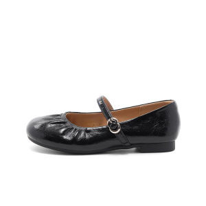 Hotwind | Light Comfortable Wrinkle Buckle Flats Mary Janes