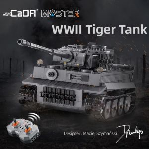 CaDA | Remote Control Educational Military Tank Building Block Model
