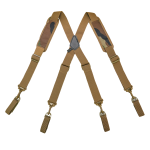 Tactical Suspender pants Police duty adjustable padded military braces