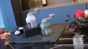 Máy Xay Tỏi Ớt Padabanic 005 Mini Xay Thịt  Cầm Tay Nhỏ Gọn Dung Tích 250ml Với 3 Lưỡi Dao