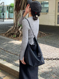 Korean Style Summer Bucket Bag Womens 2025 New High-End Sensation Small Commuter Lightweight Oxford Cloth Single Shoulder Bag