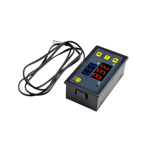 Aideepen | W3230 LED Digital Temperature Controller Thermostat Temperature Control Switch Sensor Red Blue Display Meter DC 12V 24V AC110-22