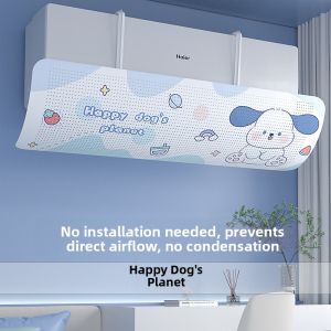 Wind Deflector For Air Conditioner Wall-mounted Universal No-assembly