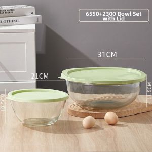 ZHIZHOU | Heat-resistant Glass Mixing Bowl
