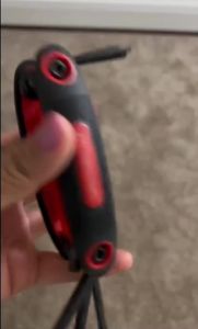 Folding Allen Wrench Set - Includes 3 Metric And SAE Allen Wrenches Along with a Torx Wrench Set-Premium Quality Allen Wrench