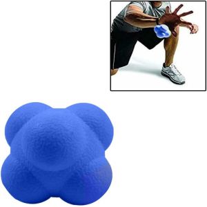 Hexagonal Reaction Ball ซิลิโคน Agility การประสานงาน Reflex การออกกําลังกายกีฬาฟิตเนสการฝึกอบรมของเล่นของเล่นสนุกกลางแจ้งงานอดิเรก