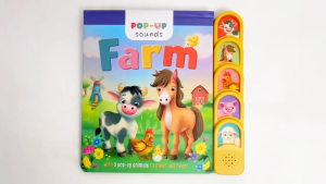 Noisy Farm Animals Pop Up Sound Book Hardcover With Farmyard Sounds For Kids