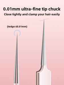 MONLEYTA | Ultra-Fine Ultra-Sharp No.5 Stainless Steel Cell Forceps Beauty Salon Professional Blackhead Pimple Needle Set Tool