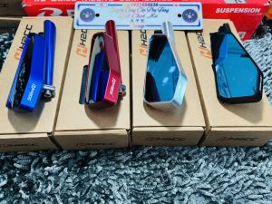 Kính Gương chiếu hậu 744 thương hiệu H2C nhôm cnc nguyên khối cam kết hàng chuẩn loại1 đẹp nhiều màu