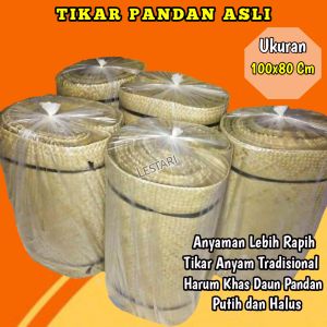 Samak / Tikar Pandan Anyaman Tradisional / Samak mayit (Jenazah) uk 100x80Cm / Harum Khas Pandan