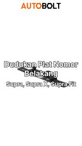 Dudukan Plat Nomor Depan Supra & Supra Fit Lama & Supra X Bracket Breket Braket Plat Besi