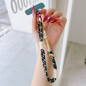 Mobile Phone Lanyard Dopamine Colour Camera Key Chain Anti-Lost Wrist Strap Rope Water Cup Bag Braided Short Lanyard